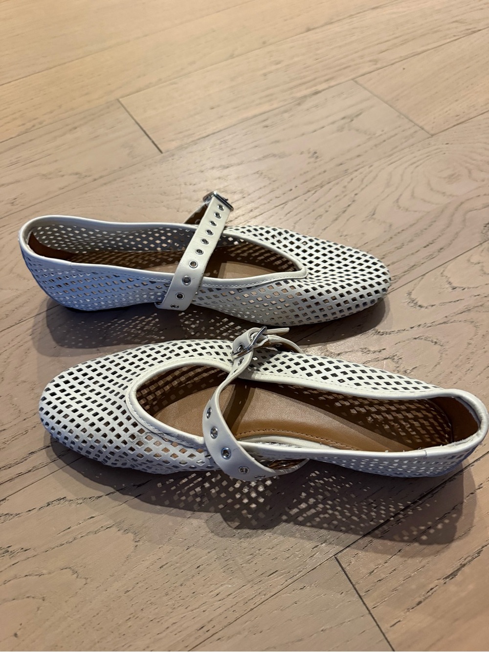 Madewell The Remy Mary Jane Flat in Vintage Muslin